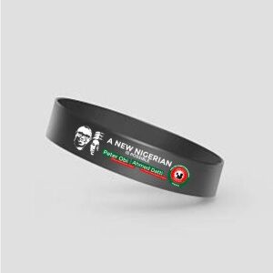 OBIDATTI Branded Wristband Black