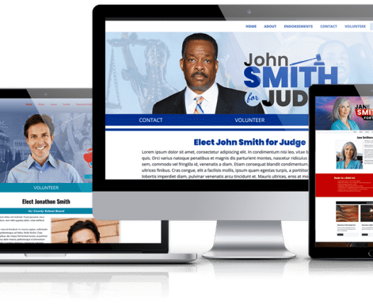 Political Campaign Website Design & Apps Development